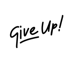 Give up, Give up text, Give up elements