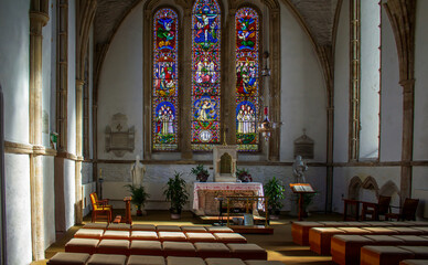 Altar in the rural church