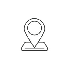 Check in Location icons  symbol vector elements for infographic web