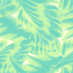 Green and turquoise butterfly skin pattern design. Animal print surface pattern design ready to print. Endless and repetitive print. 