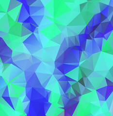 Abstract Geometric backgrounds blue Color and dark blue