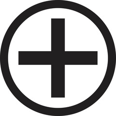 Plus Icon vector illustration . Add icon. Addition sign. Medical Plus icon