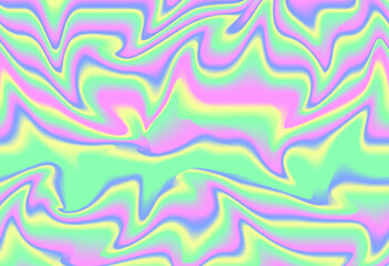 colorful curve, geometric, gologram