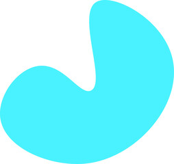 blob paint vector design illustration isolated on transparent background 