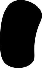 blob paint vector design illustration isolated on transparent background 