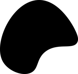 blob paint vector design illustration isolated on transparent background 