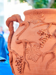 Different handmade ceramic pots for sale