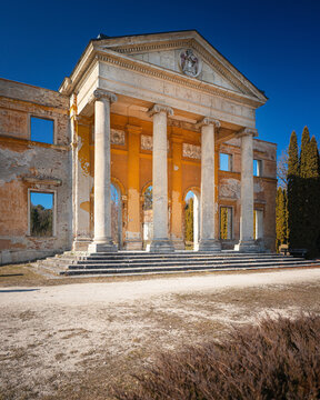 Famous ruin at alcsutdoboz in spring