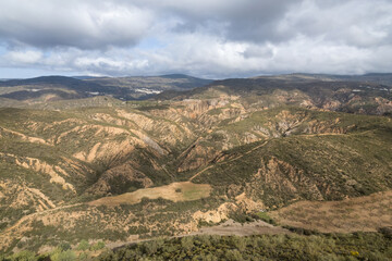 Fototapeta premium mountainous area in the south of Andalucia
