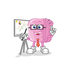 nail marketing character. cartoon mascot vector