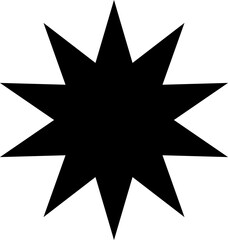 star vector design illustration isolated on transparent background 