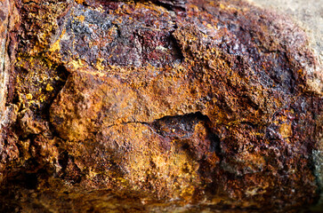 Rusty metal surface, Macro, Background