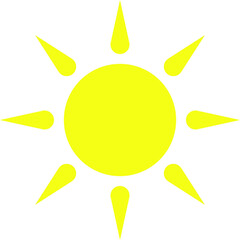 
sun vector design illustration isolated on transparentbackground 
