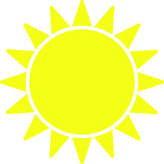 
sun vector design illustration isolated on transparentbackground 
