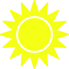 
sun vector design illustration isolated on transparentbackground 
