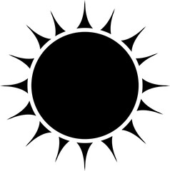 
sun vector design illustration isolated on transparentbackground 
