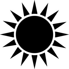
sun vector design illustration isolated on transparentbackground 
