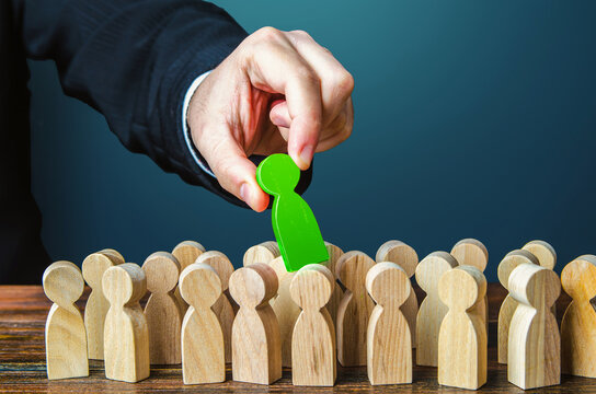 Select best candidate for work. Labor market. Specialists and professional workers. Targeting and marketing. Talent search. Education and training, good skills and performance. Make a leader