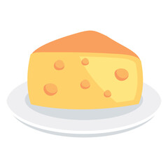 cheese portion in dish