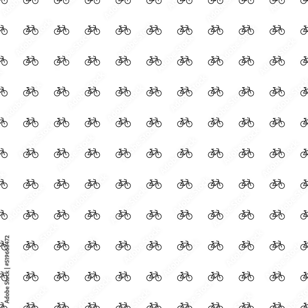 Poster square seamless background pattern from geometric shapes. the pattern is evenly filled with big blac