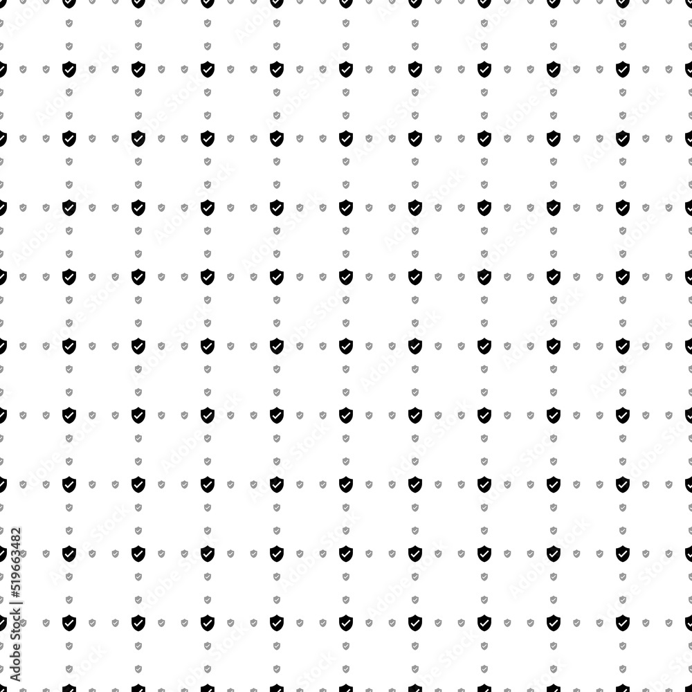 Poster square seamless background pattern from geometric shapes are different sizes and opacity. the patter