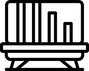 Armchair sofa icon outline vector. Work maker. Factory process