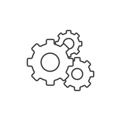 gear icons  symbol vector elements for infographic web