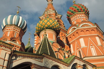 Fototapeta na wymiar St. Basil Cathedral, Red Square, Moscow, Russia. 