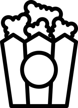 recommend clip art: Fast food icon outline vector. Chicken nugget. Meat hot