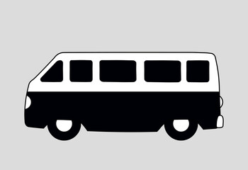 Abstract bus scribble