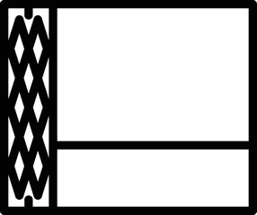 Belarus flag icon outline vector. World tourism. Revolution flag