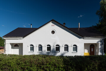 Active sauna building in Nereta, Latvia