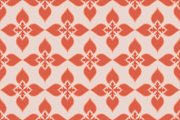 illustration ,Ikat printing textile pattern wallpaper