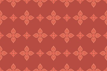 Obraz na płótnie Canvas illustration ,Ikat printing textile pattern wallpaper