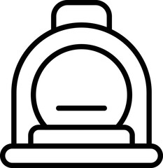 Fototapeta premium Pet shop icon outline vector. House cat. Tower furniture