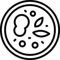 Kolkata soup icon outline vector. City tourism. Victoria gate