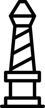 recommend clip art: Kolkata stupa icon outline vector. City skyline. Indian architecture