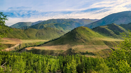 Landscape of Kanas Scenic Spot in Xinjiang, China