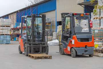 Forklift Machine Warehouse