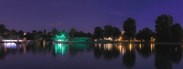 Lakeshore At Night