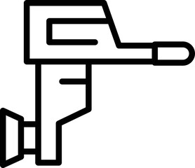 Cruise fast motor icon outline vector. Motorboat engine. Fishing ocean