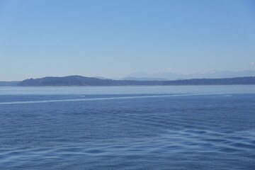 Fototapeta premium Seattle-Bainbridge Ferry - Seattle, Washington