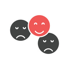 satisfaction level icons  symbol vector elements for infographic web