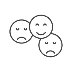 satisfaction level icons  symbol vector elements for infographic web