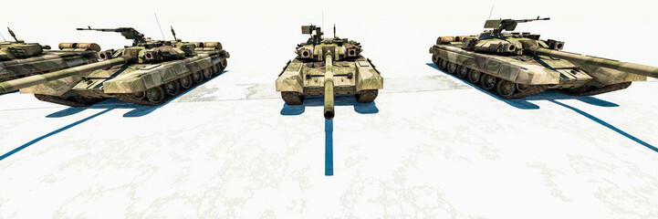 Fototapeta premium military vehicles, tanks