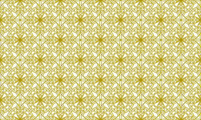 mandala line ethnic gold background