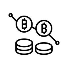 loss icon black outline vector