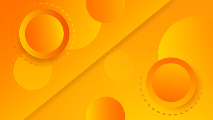Abstract orange and yellow gradient background template