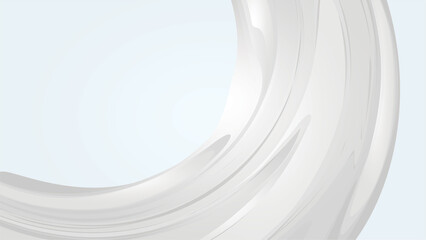 Abstract quarter circle shiny metal background. 