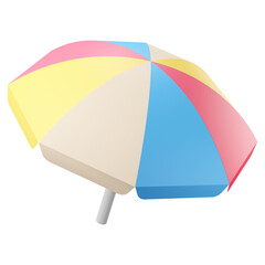 3d icon beach umbrella